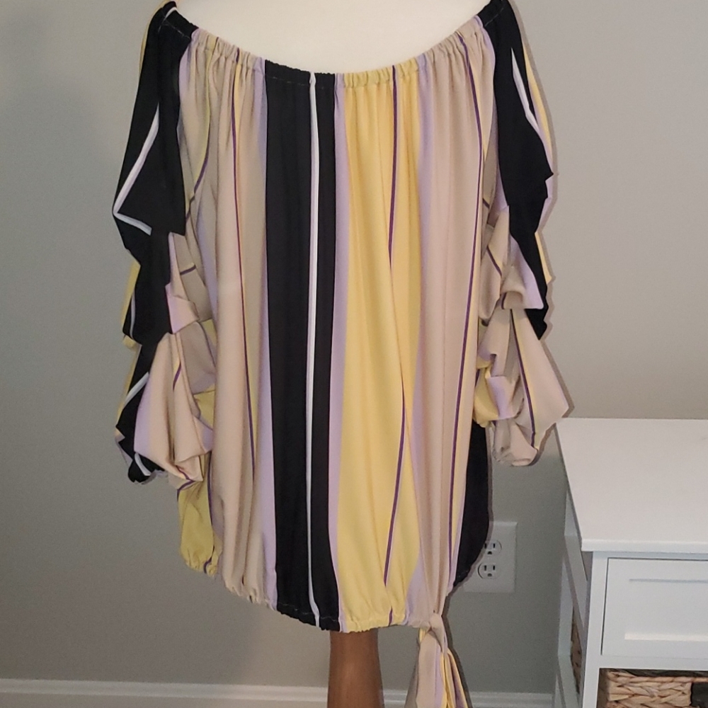 COPY - MSK colorful striped top